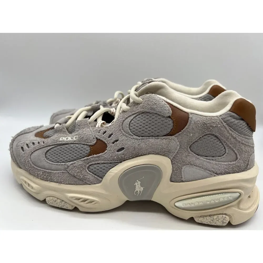Polo Ralph Lauren Modern Trainer 100 Gray Size 10 NEW